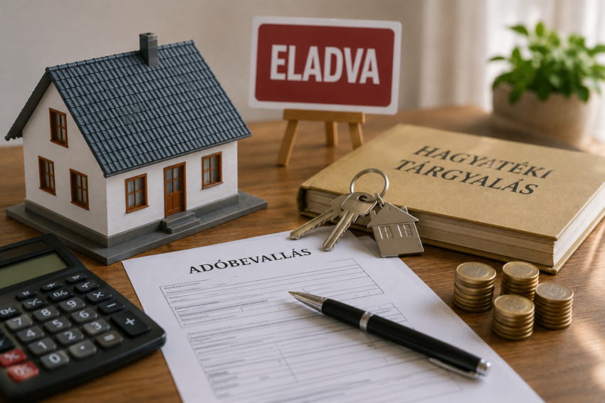 Örökölt ingatlan eladása utáni adózás